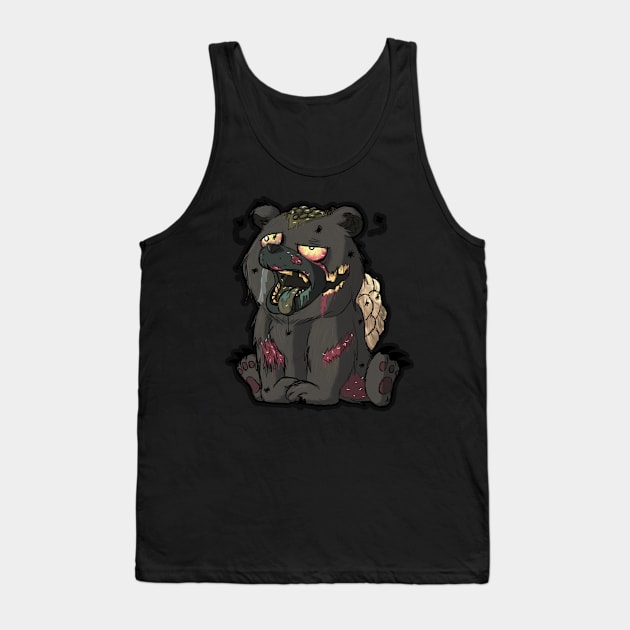 My poor Infested Bear Cub Tank Top by Kanetho_plz